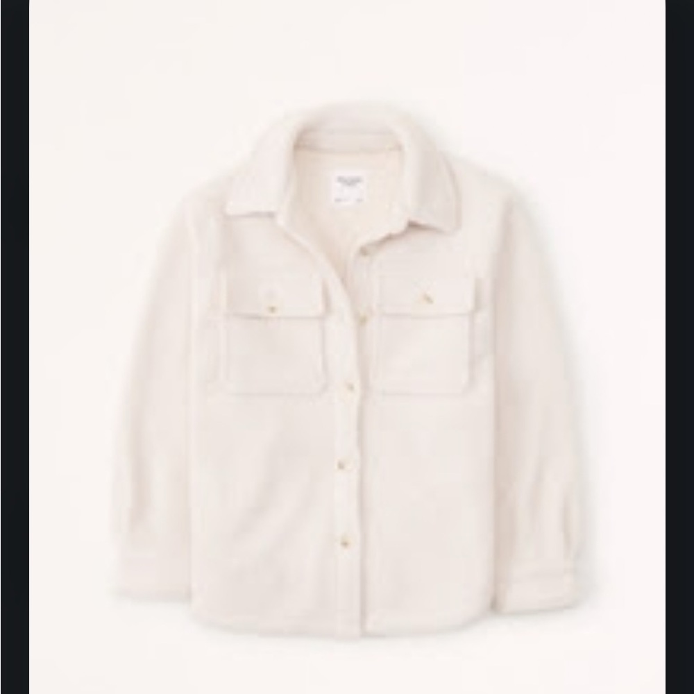Abercrombie & Fitch Sherpa Shirt Jacket